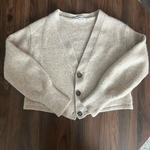 Reformation cashmere cardigan